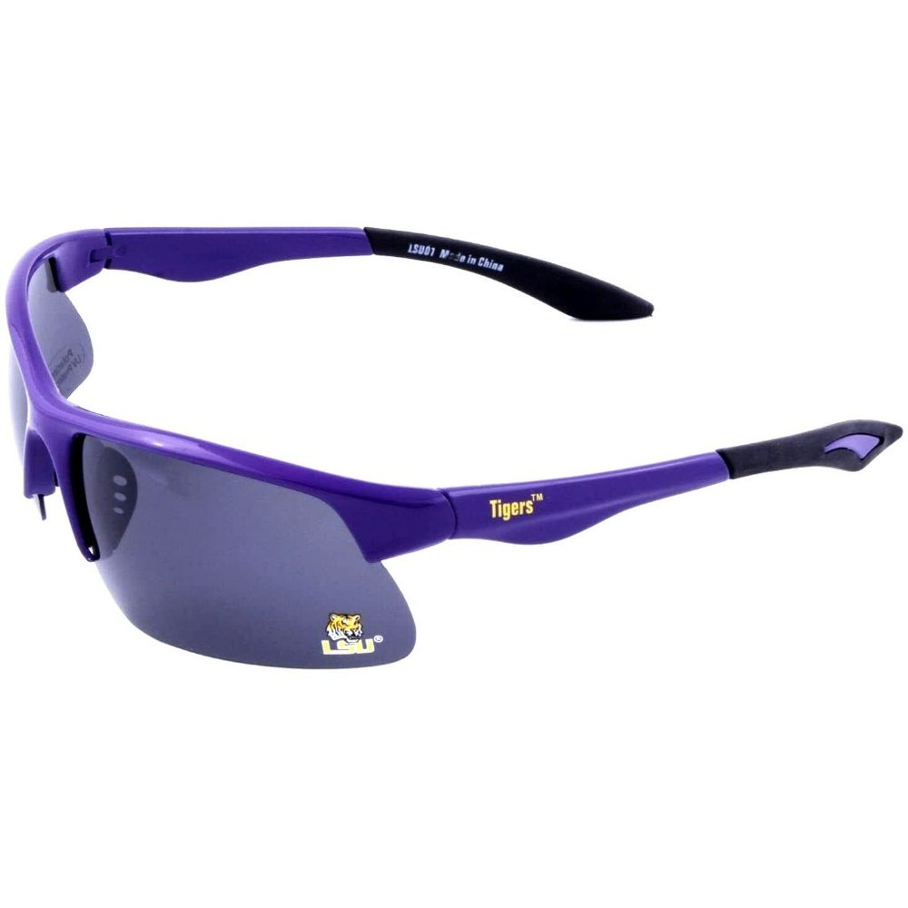 LSU Tigers NCAA Polarized UV Protection Blade Sunglasses NCAA NEW